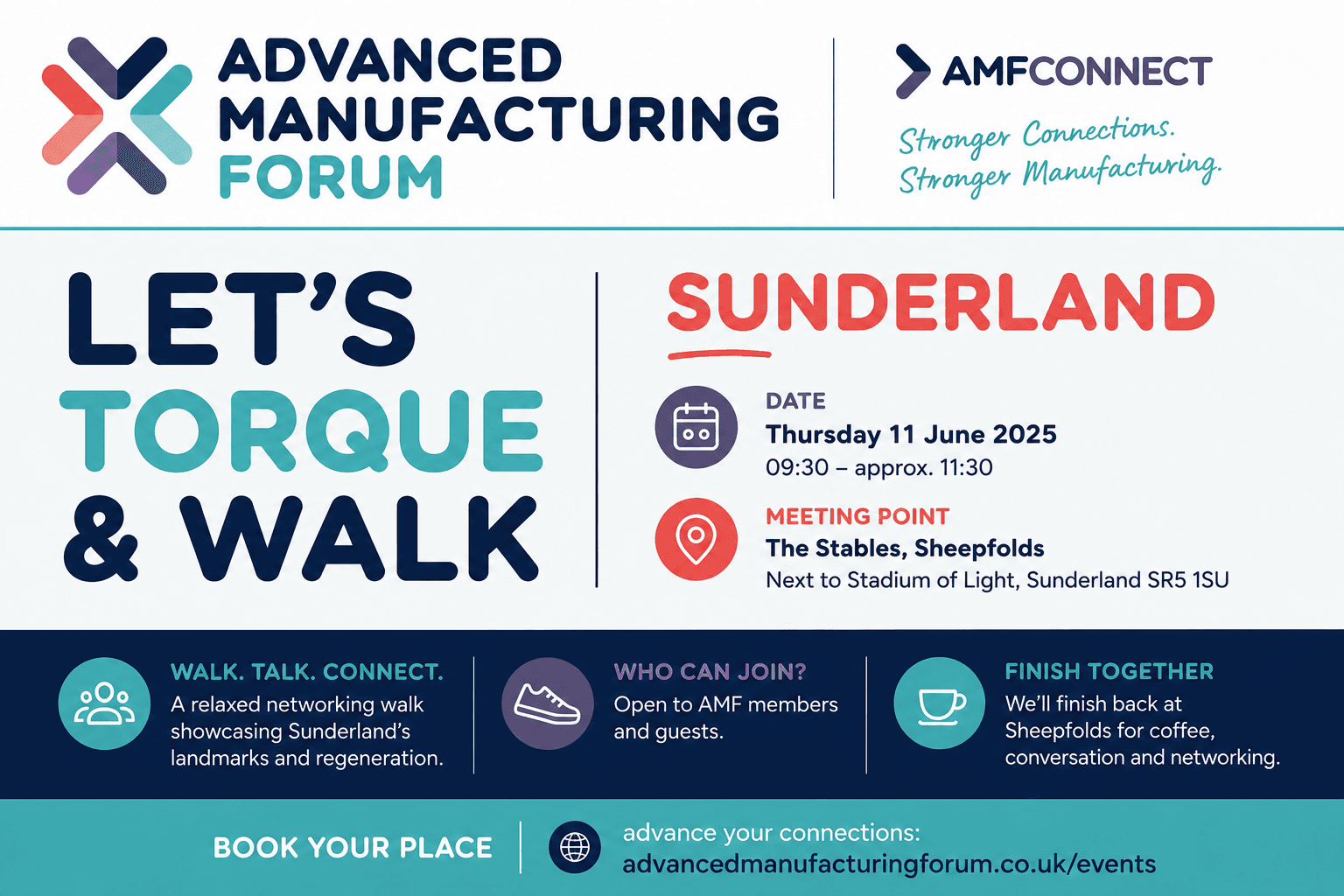 Let’s Torque & Walk Sunderland – Wellness Event