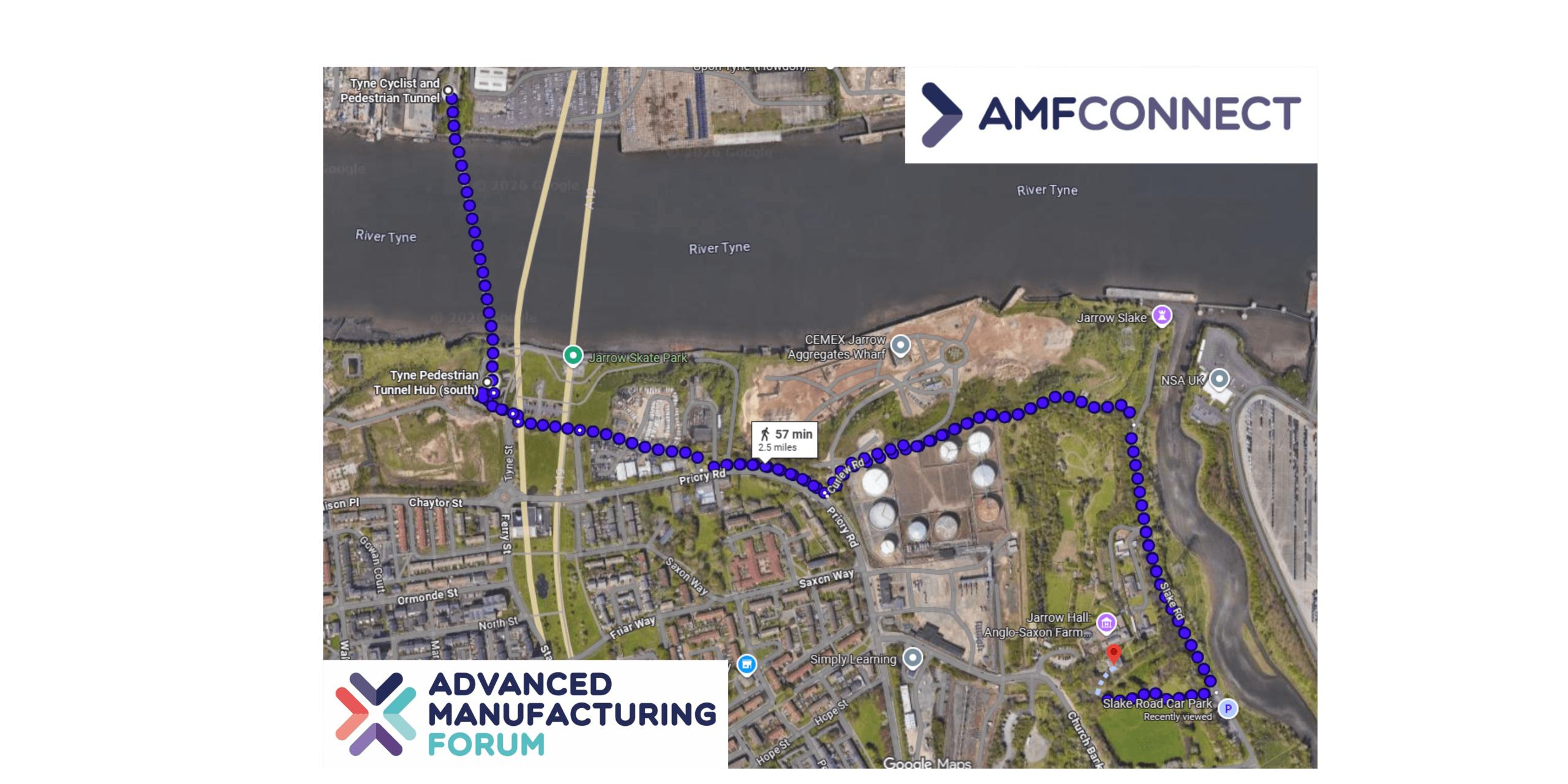 AMF Let’s Torque & Walk Wellness event – Tyne Pedestrian & Cycle Tunnel & Jarrow Hall